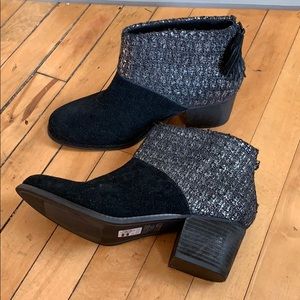 Black ankle boots